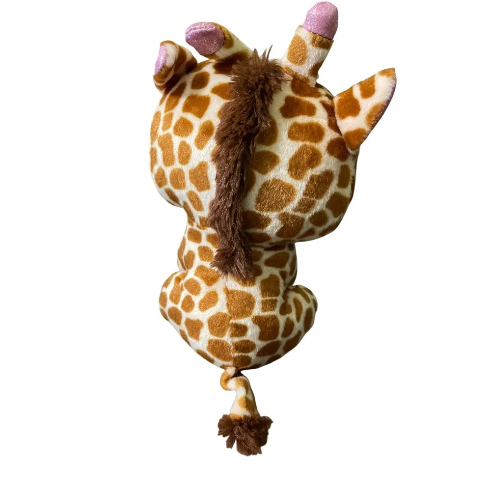 Toy Factory Scent Sations Giraffe Plush Stuffed Animal Sparkly‎ Eyes Pink Ears